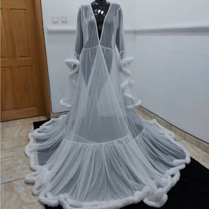 Plus size Wedding Robe all white fits 1x to 3x